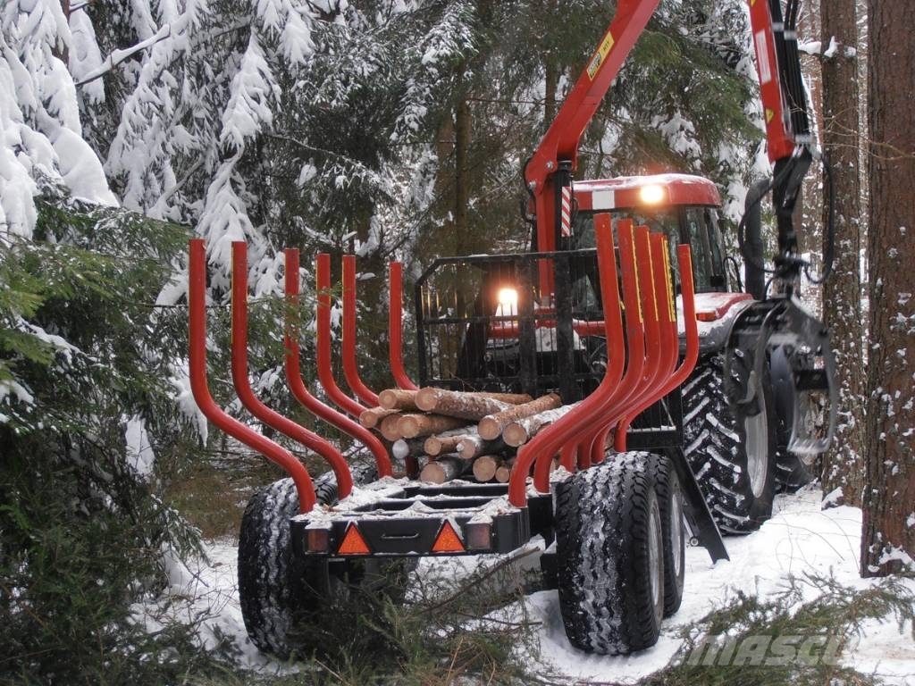 Hydrofast Timber Harvesting Trailer/Forstanhänger Tømmerhengere