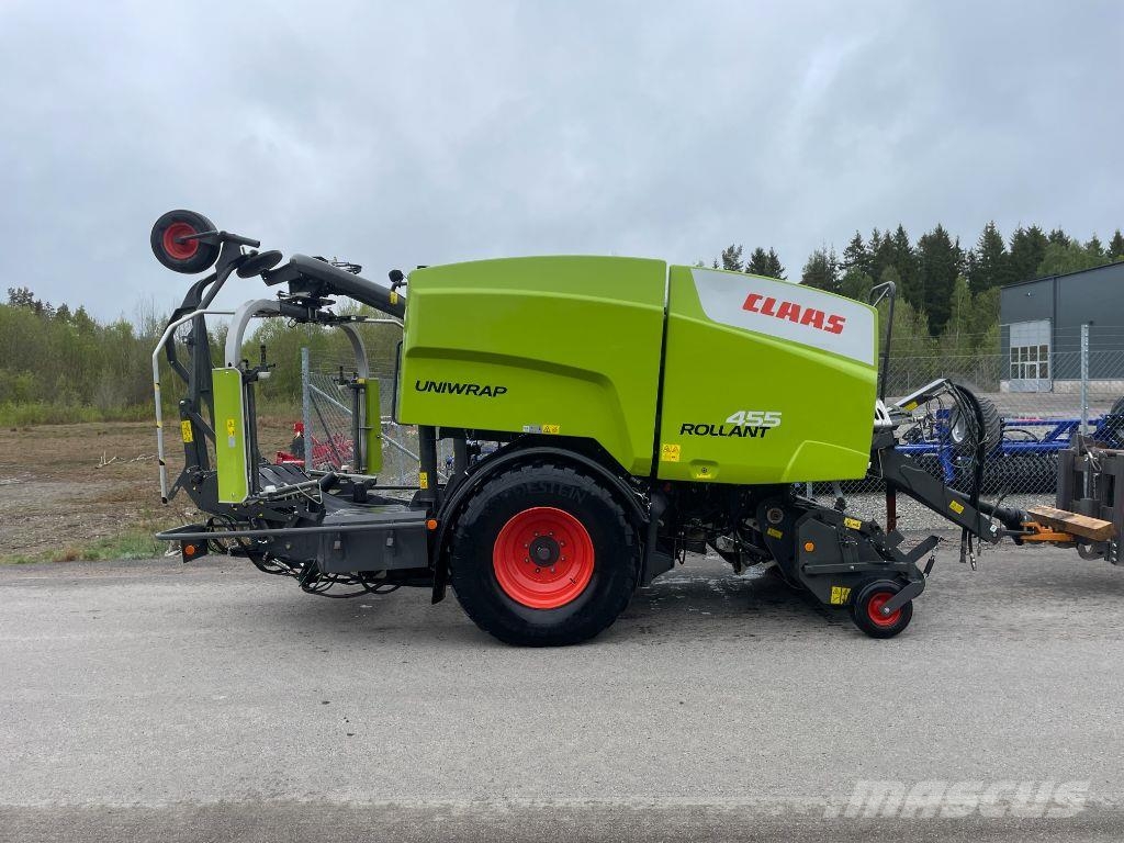 CLAAS Rollant 455 Uniwrap محزمات مستديرة