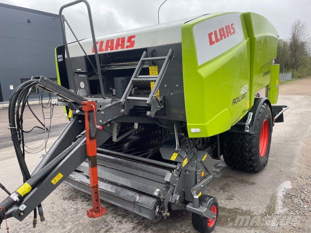 CLAAS Rollant 455 Uniwrap محزمات مستديرة