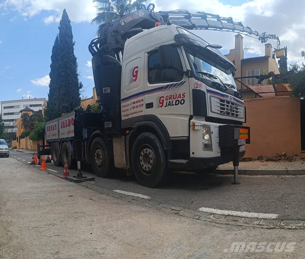 Volvo FM 480 CON GRÚA HIAB 1055E-8 HIPRO CON JIB شاحنات الرافعات