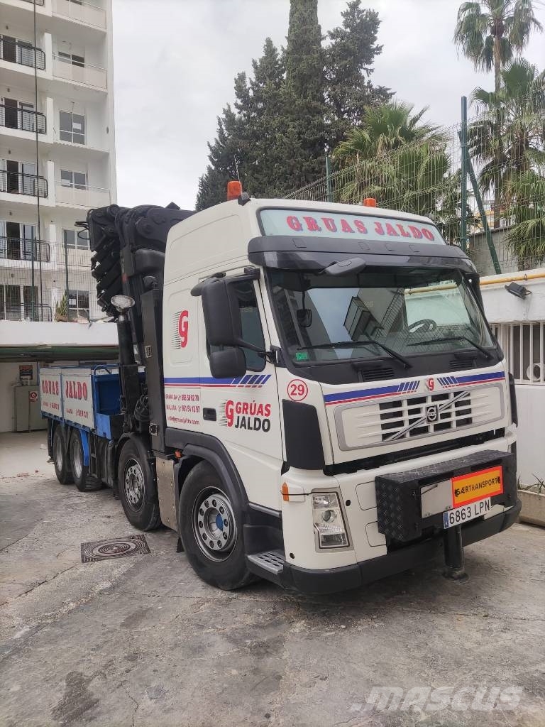 Volvo FM 480 CON GRÚA HIAB 1055E-8 HIPRO CON JIB شاحنات الرافعات