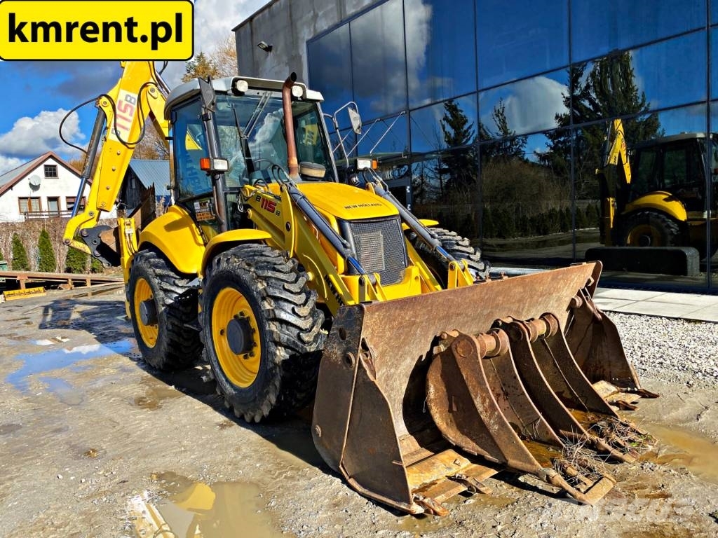 New Holland B 115 Ekskavatori-iekrāvēji