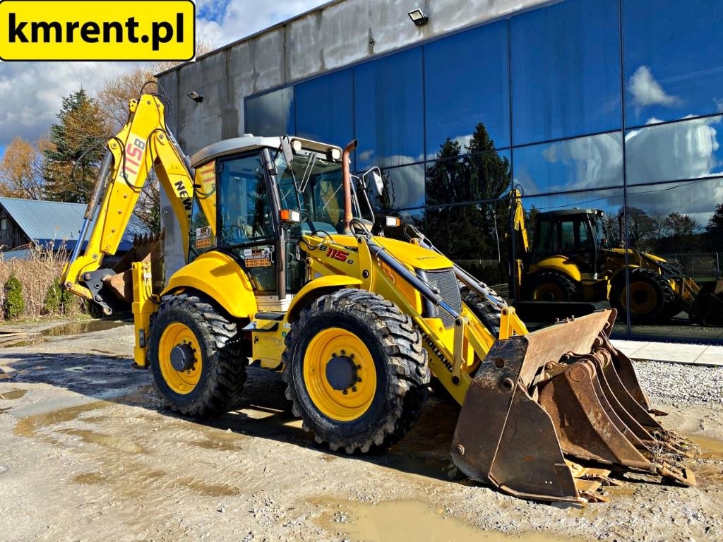 New Holland B 115 Ekskavatori-iekrāvēji