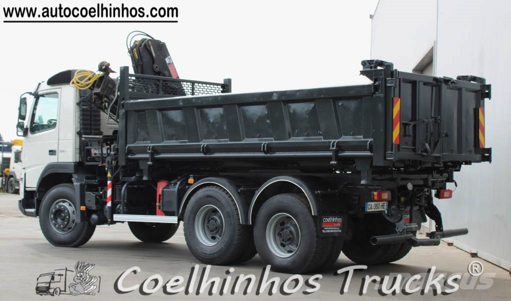 Volvo FMX 380 + Hiab 144 XS Sora- ja kippiautot