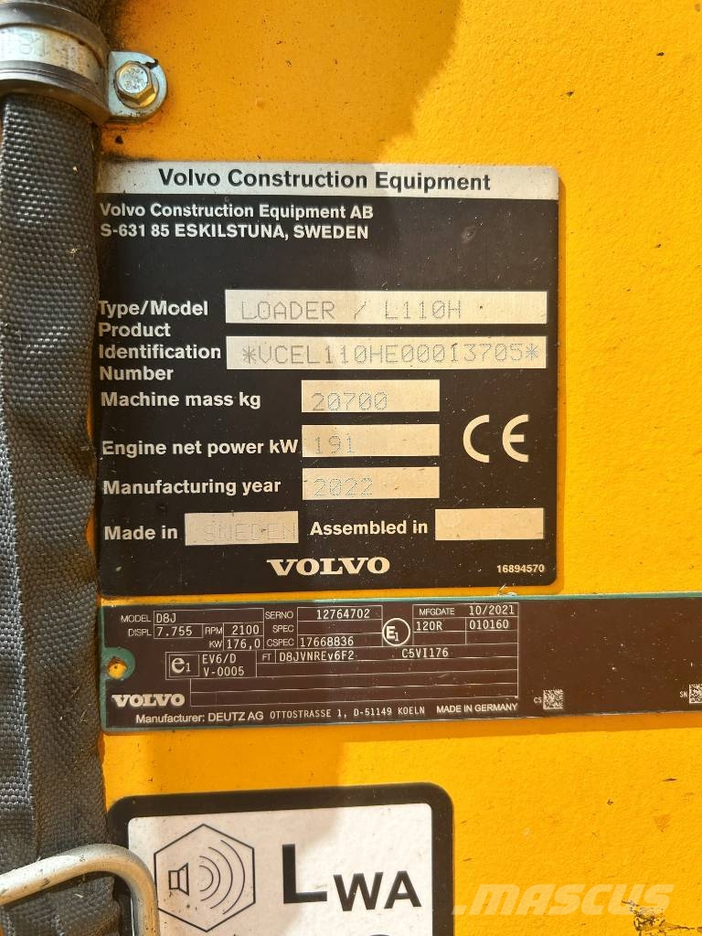 Volvo L 110 H Wielladers