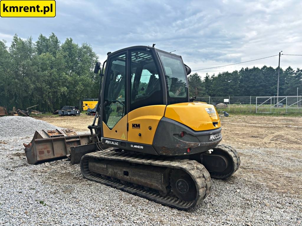 Mecalac 8 MCR MINI-KOPARKA 2010R | MECALAC 6 MCR, JCB 8065 Minibagger < 7t