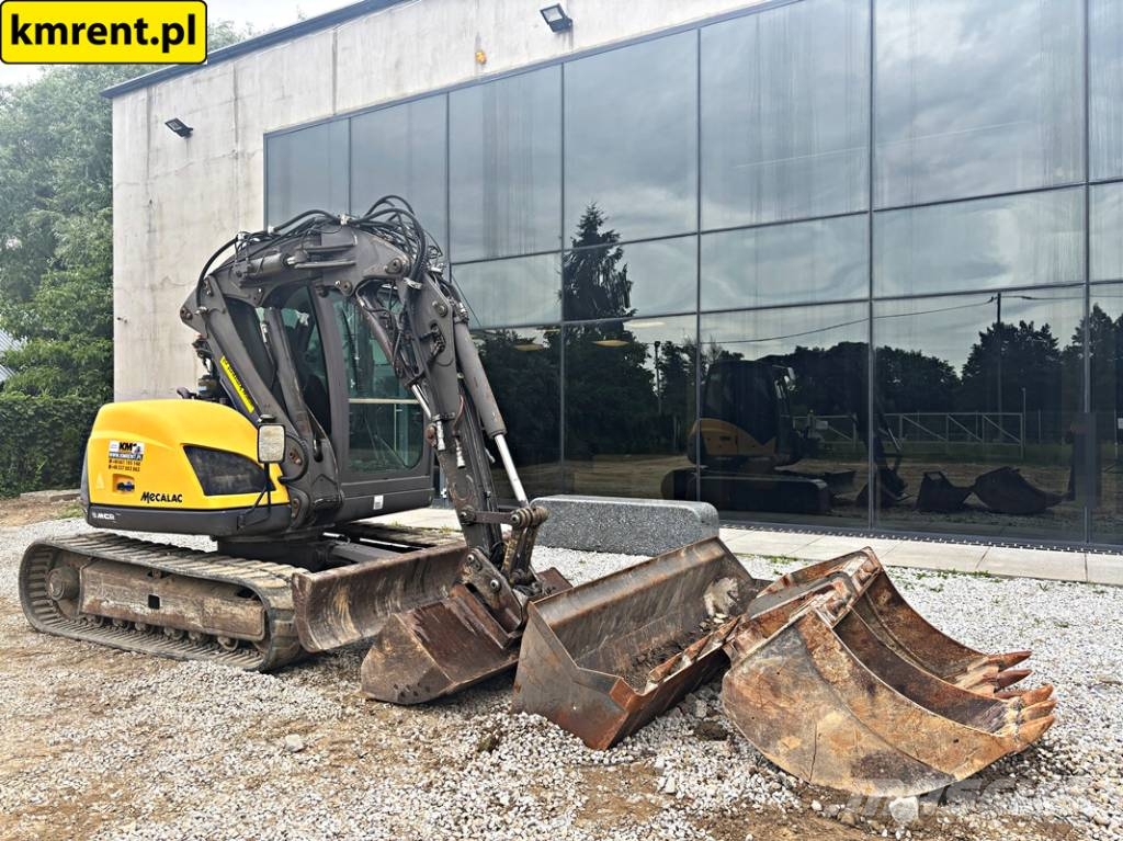 Mecalac 8 MCR MINI-KOPARKA 2010R | MECALAC 6 MCR, JCB 8065 Minibagger < 7t