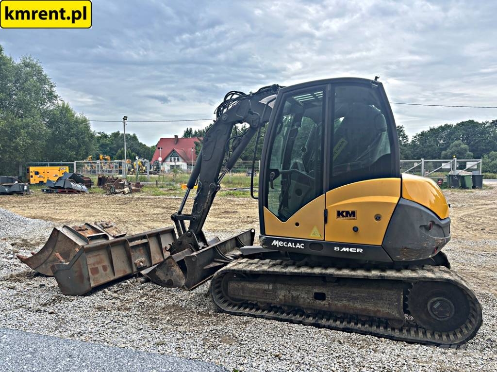 Mecalac 8 MCR MINI-KOPARKA 2010R | MECALAC 6 MCR, JCB 8065 Minibagger < 7t