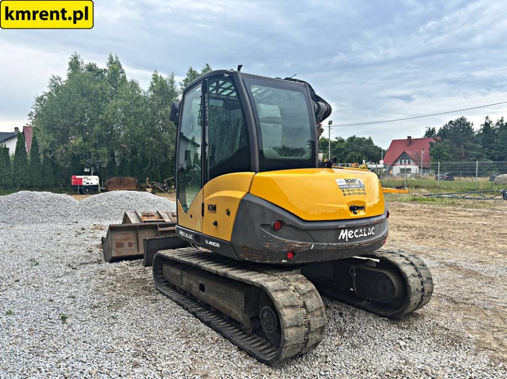 Mecalac 8 MCR MINI-KOPARKA 2010R | MECALAC 6 MCR, JCB 8065 Minibagger < 7t