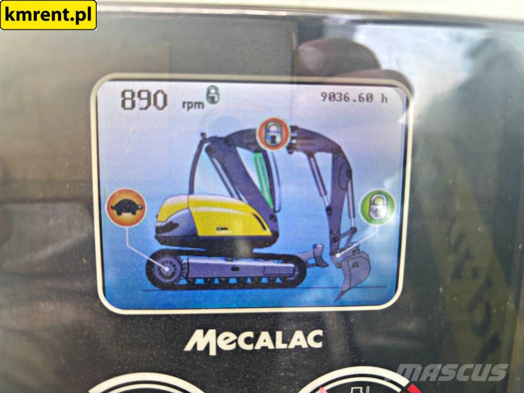 Mecalac 8 MCR MINI-KOPARKA 2010R | MECALAC 6 MCR, JCB 8065 Minibagger < 7t