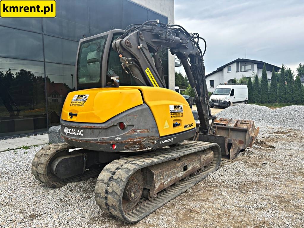 Mecalac 8 MCR MINI-KOPARKA 2010R | MECALAC 6 MCR, JCB 8065 Minibagger < 7t