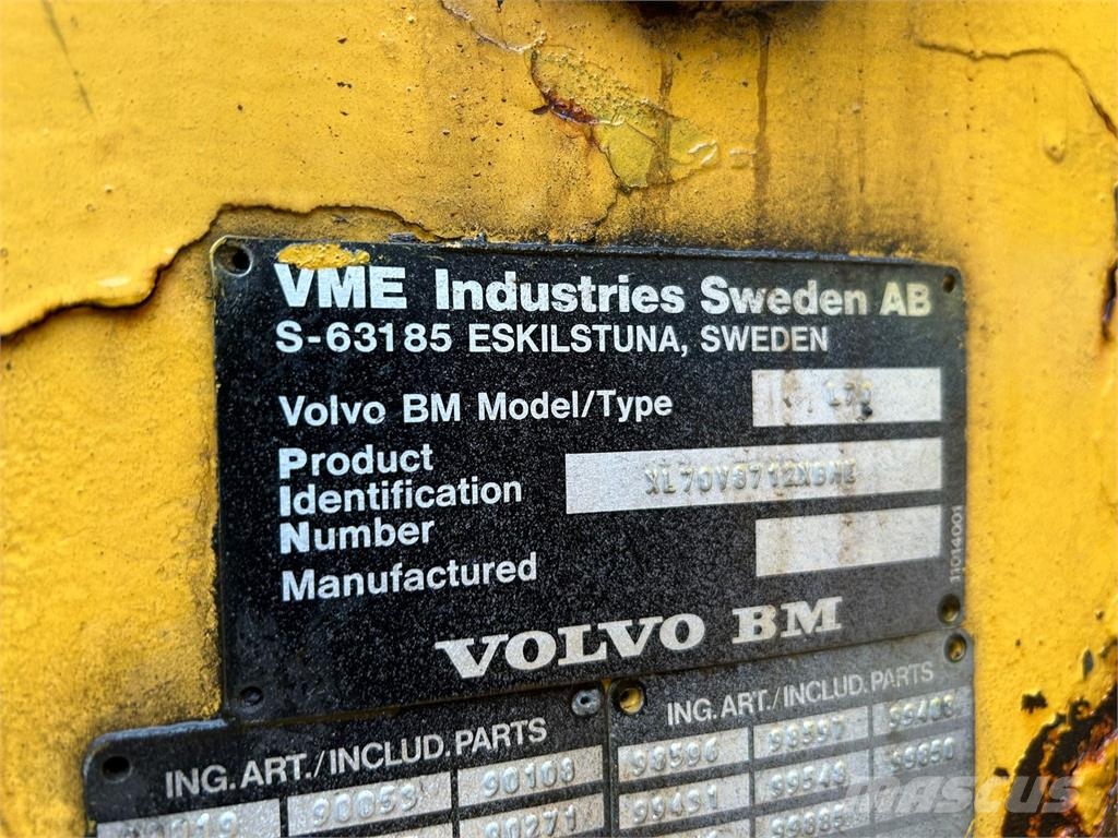 Volvo L70 HYVÄT RENKAAT Cargadoras sobre ruedas