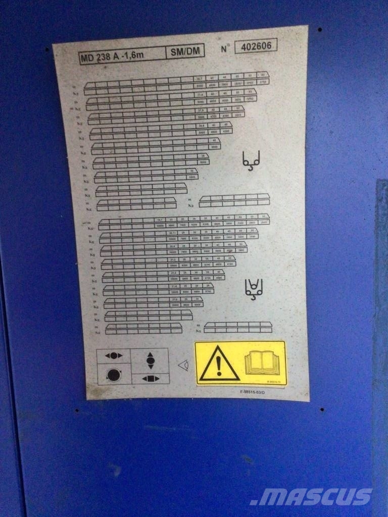 Potain MD238A J10 Bygge- og tårnkraner