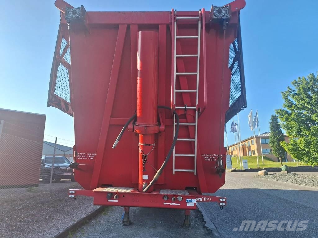  Bmi 4 akslet 80 m3 HARDOX tiptrailer Semi-trailer med tip