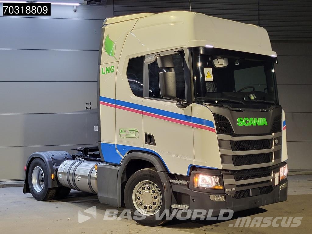 Scania R410 4X2 LNG! Retarder 2xTanks ACC Cabezas tractoras