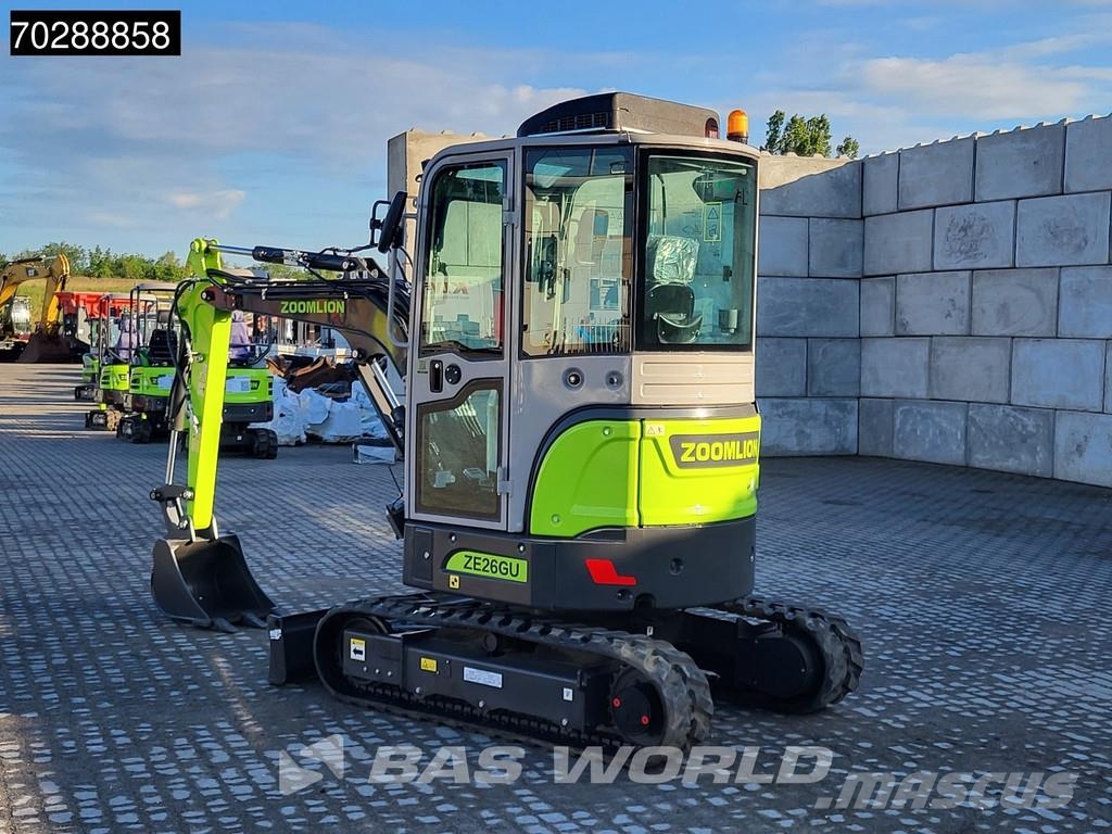 Zoomlion ZE26 GU PARKING COOLER - WARRANTY - KUBOTA ENGINE Mini ekskavatori < 7 t