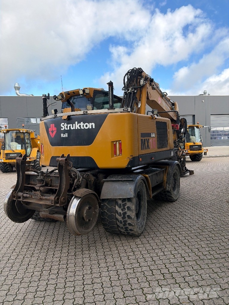 Hydrema MX16 Rail Gravemaskiner på hjul
