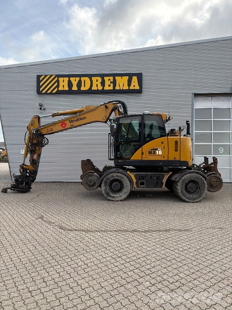 Hydrema MX16 Rail Gravemaskiner på hjul