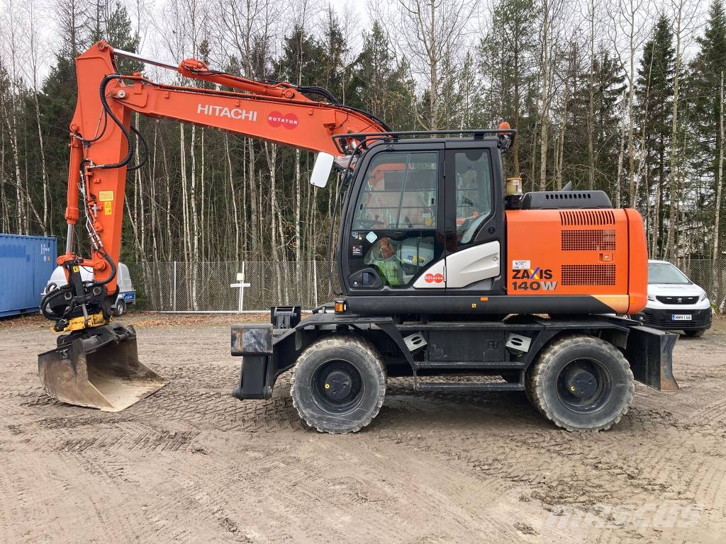 Hitachi ZX 140 W-5B Εκσκαφείς με τροχούς - λάστιχα