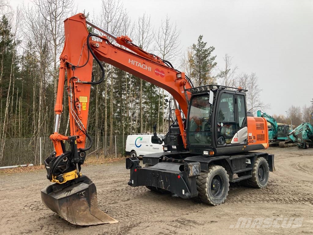 Hitachi ZX 140 W-5B Εκσκαφείς με τροχούς - λάστιχα