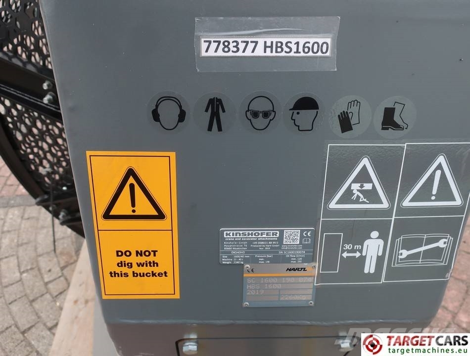 Kinshofer DKS40HD Screening 160cm Bucket 22~40T UNUSED Κουβάδες