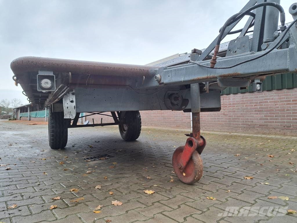 Eigenbouw Platte wagen enkelas 高栏拖车