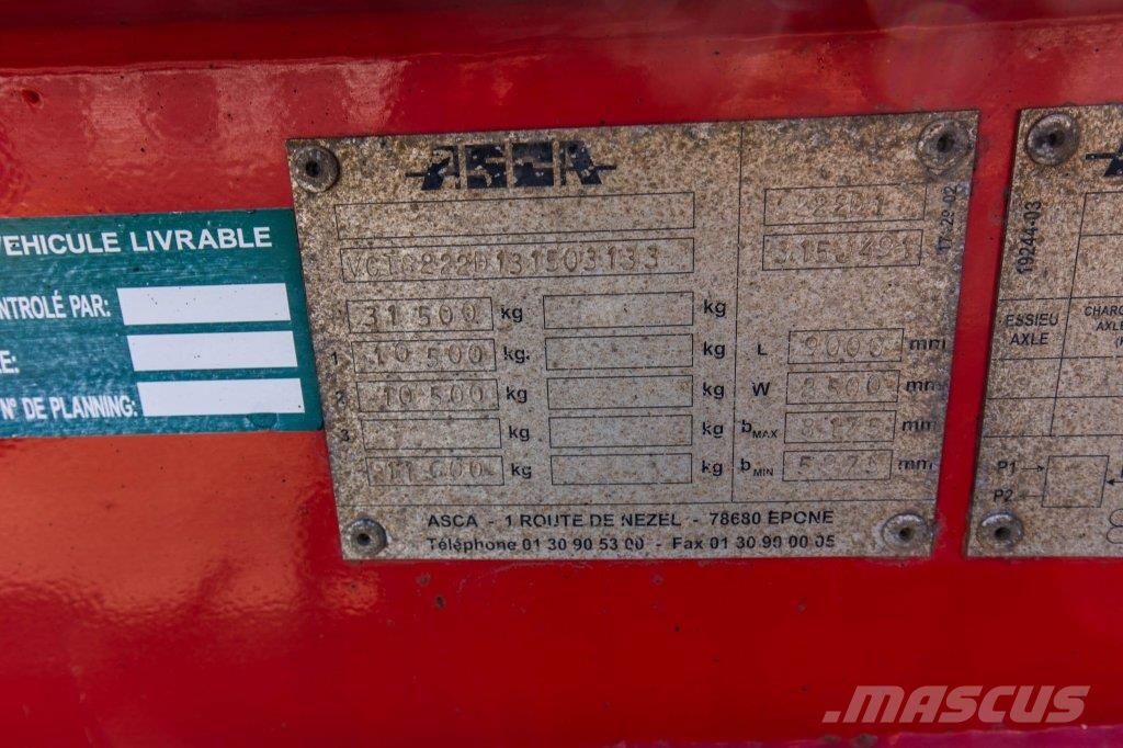 Asca BI-TRAIN 20''+ SELLETTE/FIFTH WHEEL Wissellaadbakken
