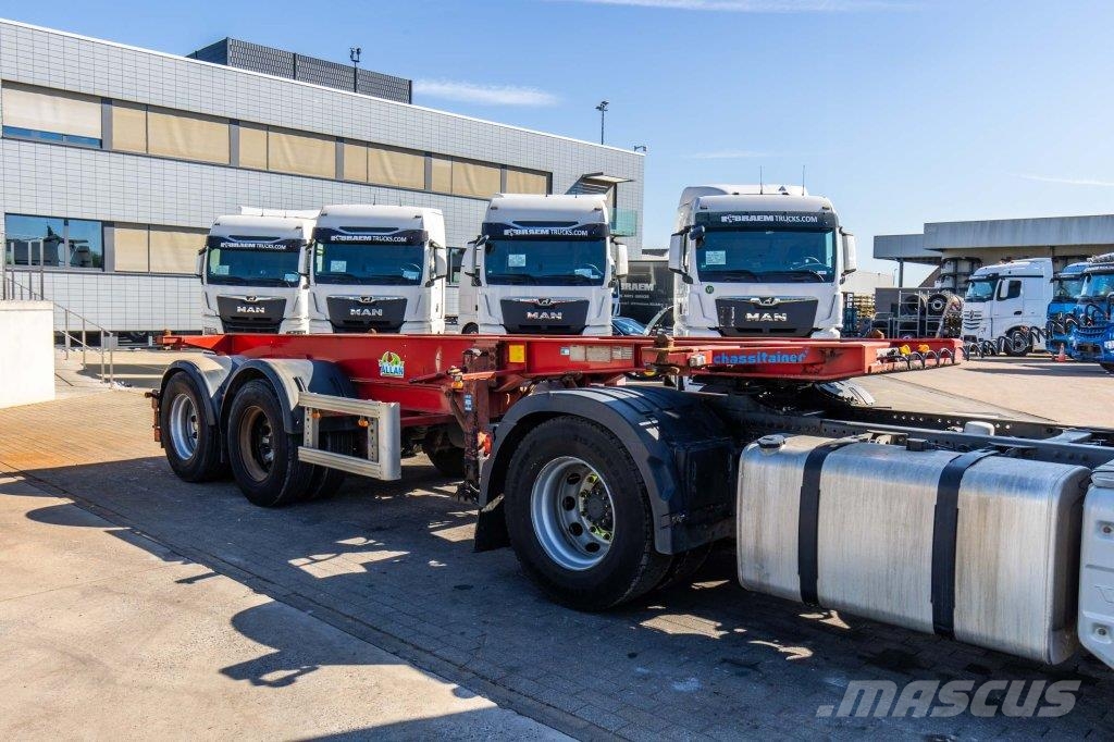 Asca BI-TRAIN 20''+ SELLETTE/FIFTH WHEEL Wissellaadbakken