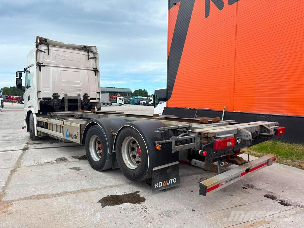 Scania G 500 6x2 9 TON FRONT AXLE / RETARDER / DOUBLE BOG Camiones portacontenedores