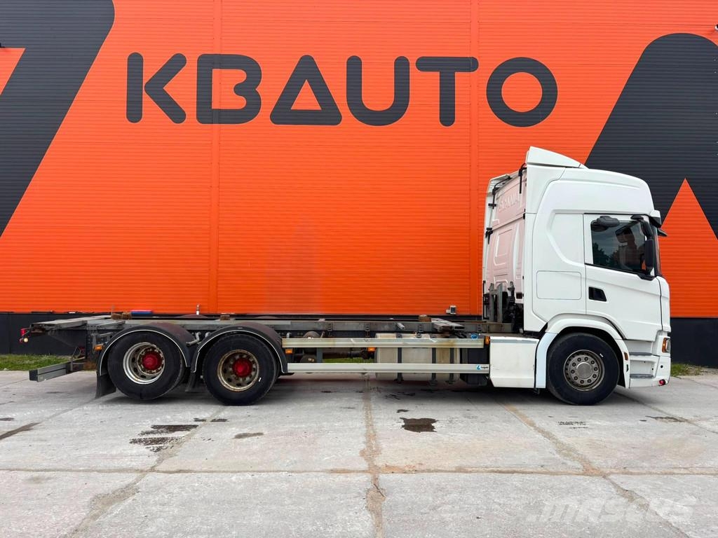 Scania G 500 6x2 9 TON FRONT AXLE / RETARDER / DOUBLE BOG Camiones portacontenedores