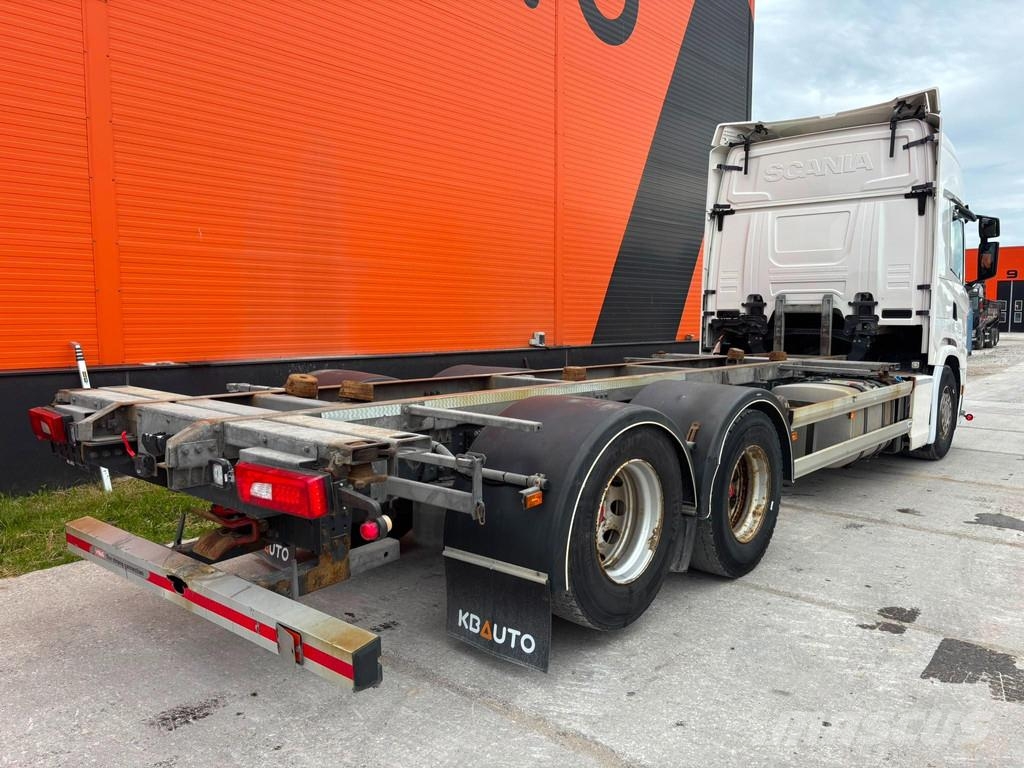 Scania G 500 6x2 9 TON FRONT AXLE / RETARDER / DOUBLE BOG Camiones portacontenedores