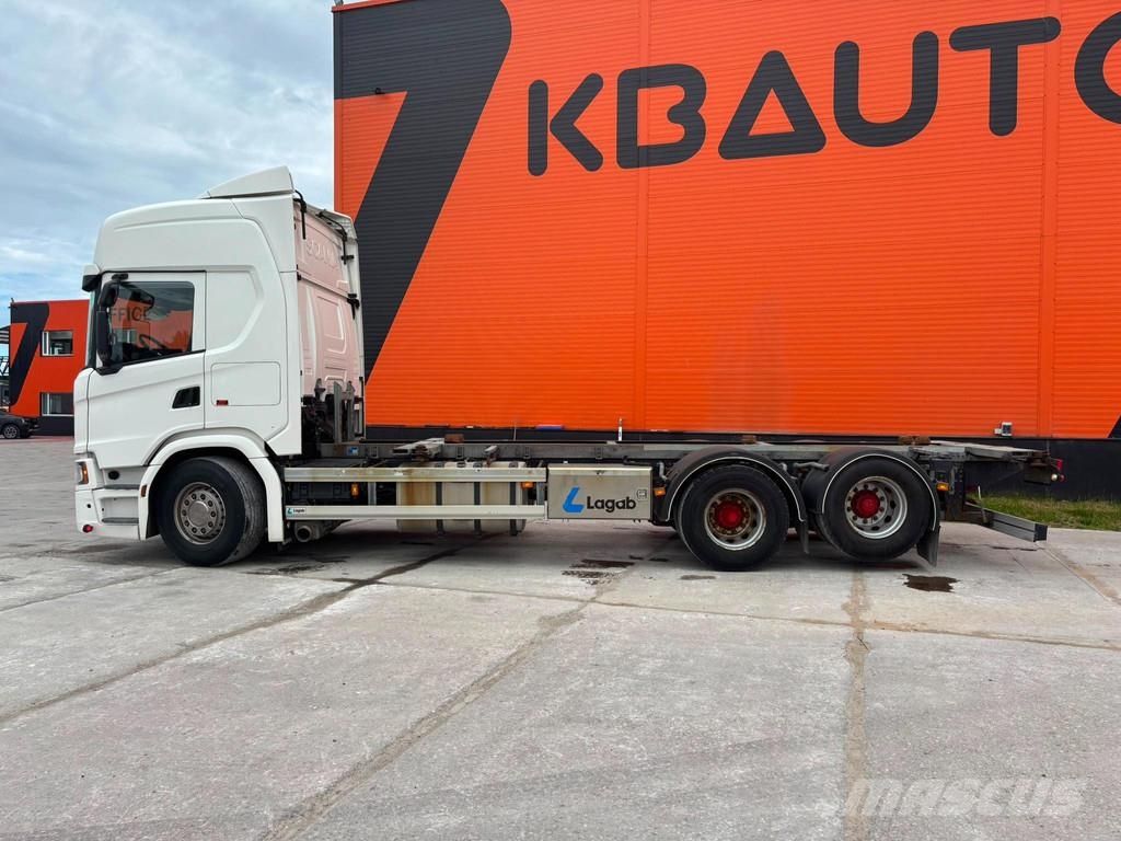 Scania G 500 6x2 9 TON FRONT AXLE / RETARDER / DOUBLE BOG Camiones portacontenedores