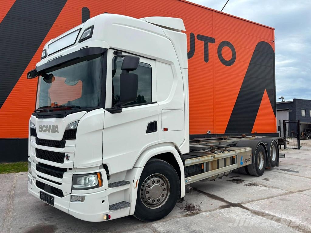 Scania G 500 6x2 9 TON FRONT AXLE / RETARDER / DOUBLE BOG Camiones portacontenedores