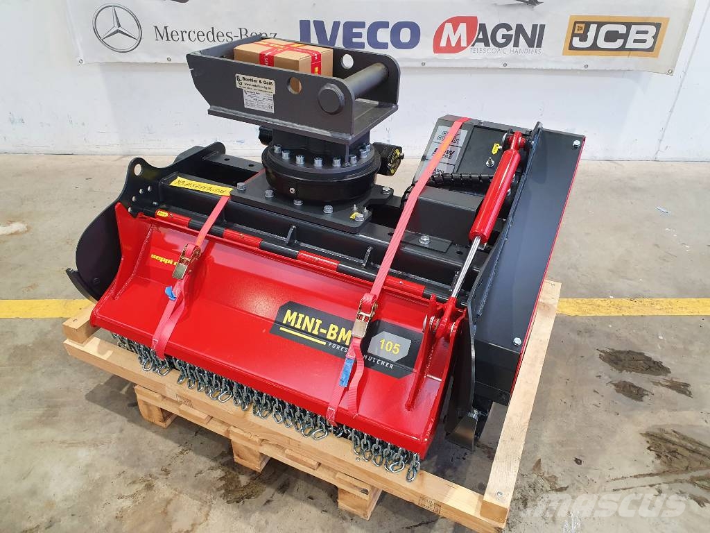 Seppi M. MINI-BMS 105 Forstmulcher / Drehmotor / MS08 /  Trituradoras forestales