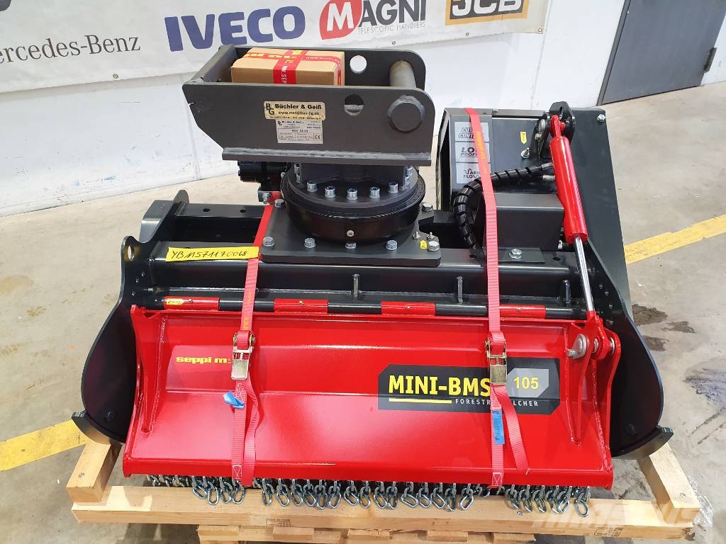 Seppi M. MINI-BMS 105 Forstmulcher / Drehmotor / MS08 /  Trituradoras forestales