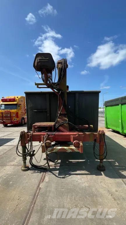  Schenk 20 kuub container bak + kraan Hiab 10 ton 2 Preču konteineri