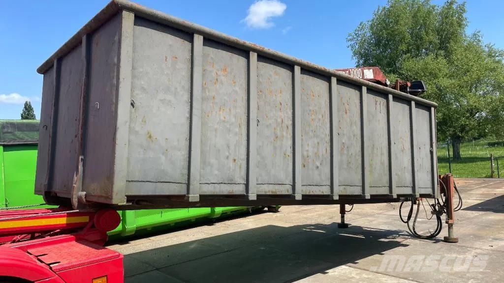  Schenk 20 kuub container bak + kraan Hiab 10 ton 2 Preču konteineri