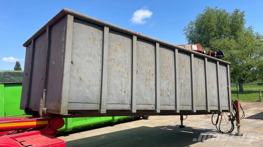  Schenk 20 kuub container bak + kraan Hiab 10 ton 2 Preču konteineri