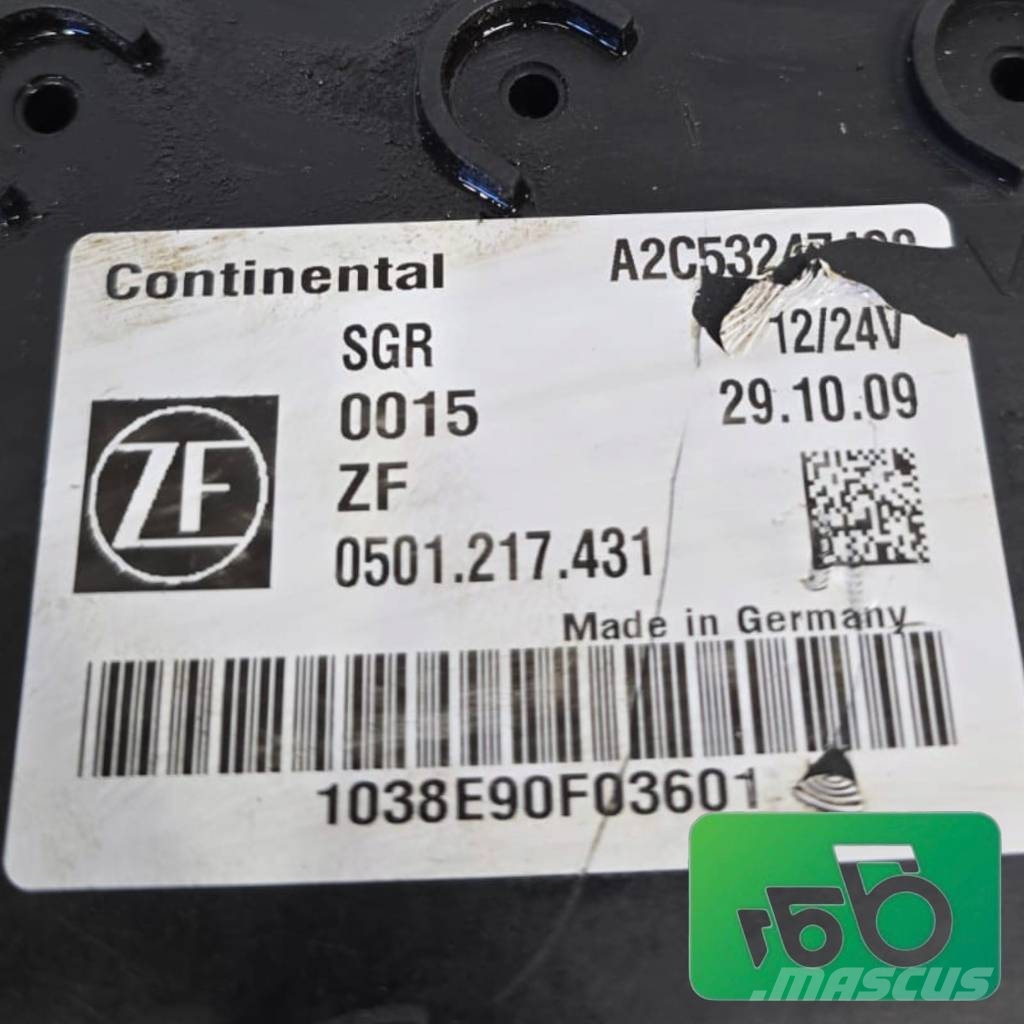 Claas Cmatic / New Holland TVT / Case CVX / Steyr ZF Transmission Control Unit 0501217431 Chasis y suspención