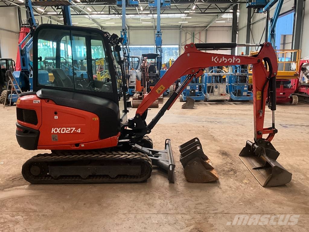 Kubota KX 027-4 حفارات صغيرة أقل من 7 طن (حفارات صغيرة)