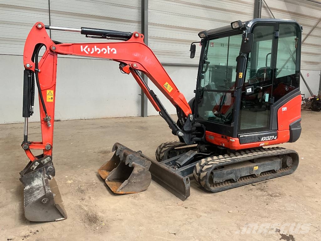 Kubota KX 027-4 حفارات صغيرة أقل من 7 طن (حفارات صغيرة)