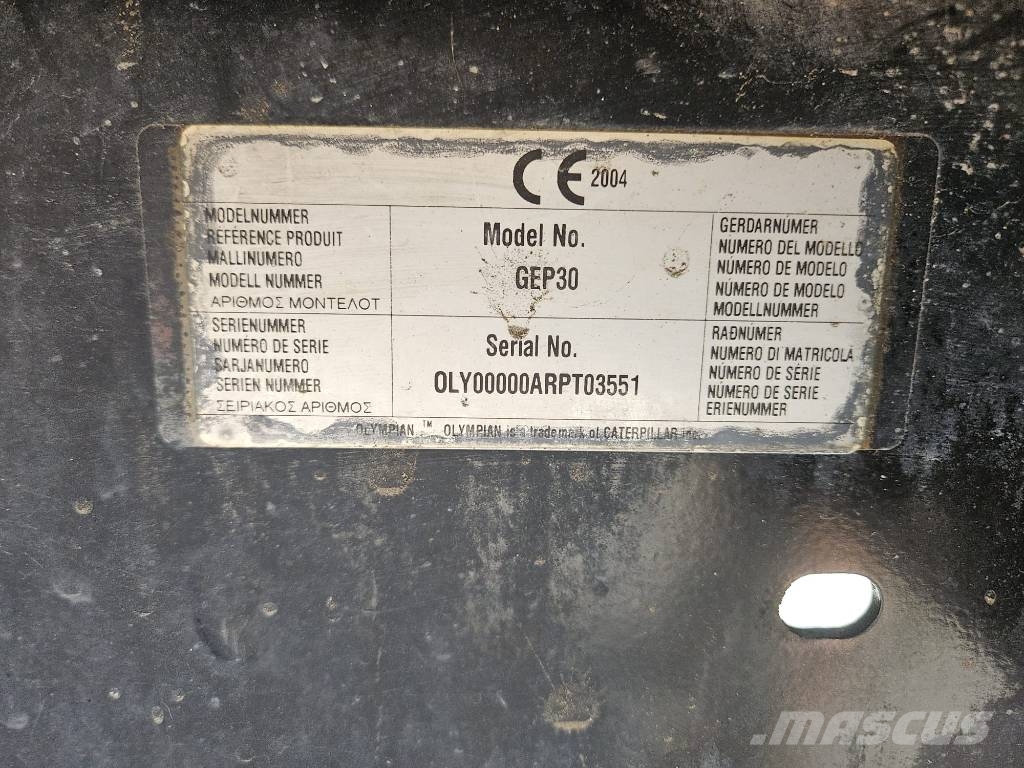 Caterpillar Olympian GEP30 Generatori diesel
