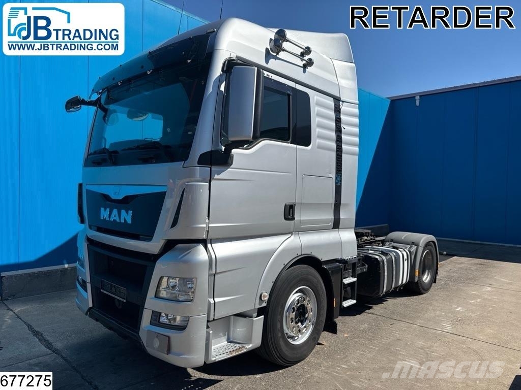 MAN TGX 18 560 EURO 6, Retarder, Standairco, Hydraulic Ťahače