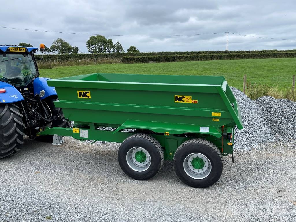 NC Engineering Kraftig Dumpervagn Model 316 16T bra t Citas piekabes