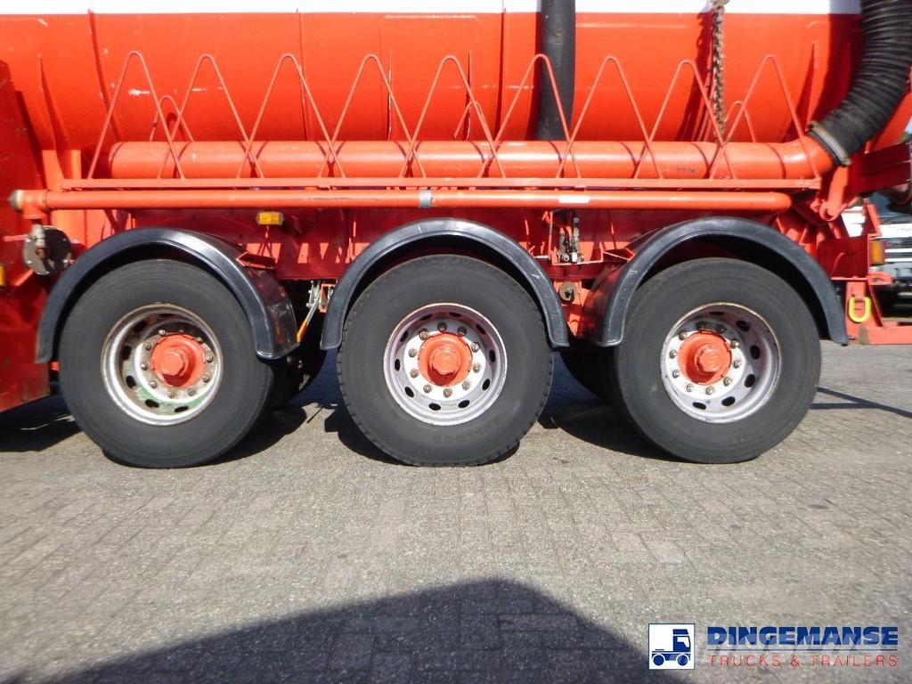 AHP Vacuum tank steel (tipping) 29 m3 / 1 comp Напівпричепи-автоцистерни