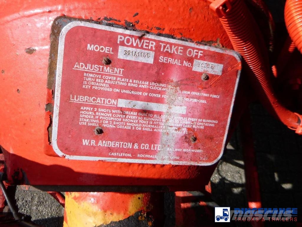AHP Vacuum tank steel (tipping) 29 m3 / 1 comp Напівпричепи-автоцистерни