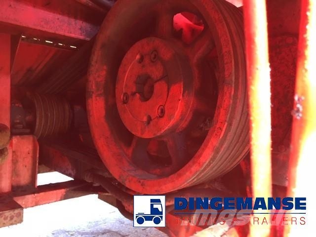 AHP Vacuum tank steel (tipping) 29 m3 / 1 comp Напівпричепи-автоцистерни