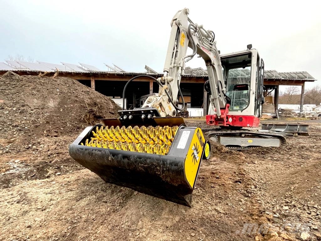 Gyru-Star 2-100E | Schaufelseparator für Minibagger Puinbakken