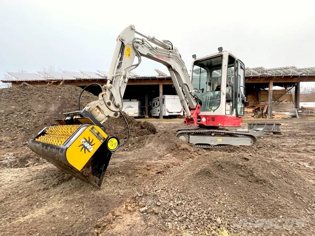 Gyru-Star 2-100E | Schaufelseparator für Minibagger Puinbakken
