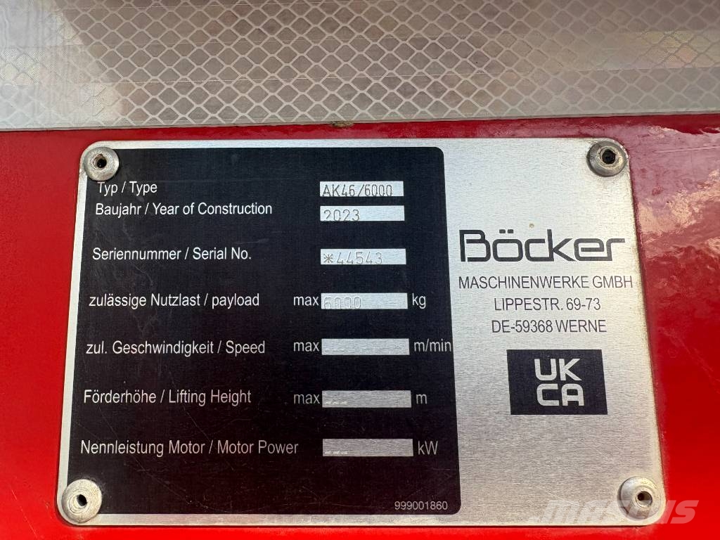 Böcker Boecker / Böcker AK 46/6000 All terrain cranes